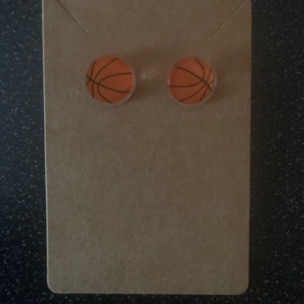 NEW - Sports/basketball earrings!